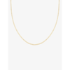 Astrid & Miyu Womens Gleam 18ct Gold-plated And Cubic Zirconia Tennis Necklac In Gold