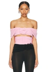 Magda Butrym Topwear In Pink