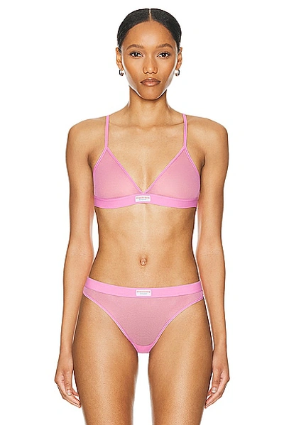 Alexander Wang Triangle Bra With Bodywear Label in White