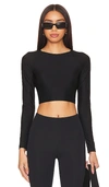 Wolford Black Active Flow Top In 黑色
