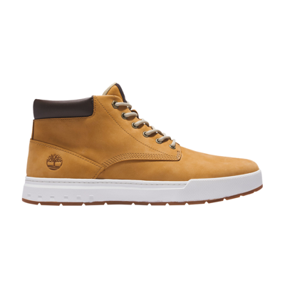 Pre-owned Timberland Maple Grove Leather Chukka 'wheat' In Brown