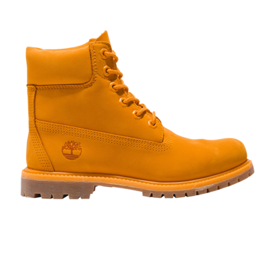 Pre-owned Timberland Wmns 6 Inch Boot '50th Anniversary - Medium Orange'