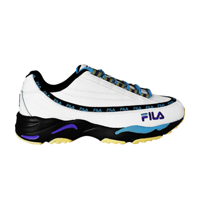 Pre-owned Fila Dstr97 X Ray Tracer 'white Atomic Blue'