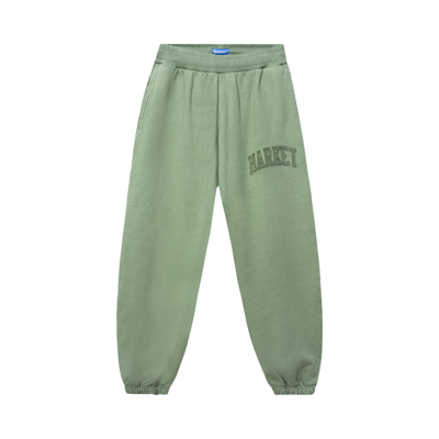 Pre-owned Market Vintage Wash Arc Sweatpants 'basil' In Green