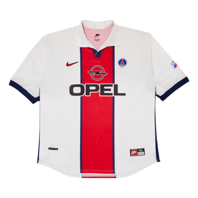 Pre-owned Paris Saint-germain Vintage  Away Stadium Jersey 'white'