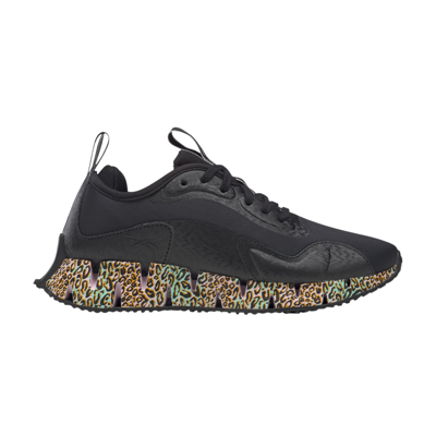 Pre-owned Reebok Wmns Zig Dynamica 'black Animal Print'