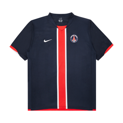 Pre-owned Paris Saint-germain Vintage  Home Stadium Jersey 'navy/red' In Blue