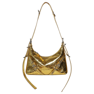 Pre-owned Givenchy Voyou Mini Leather Shoulder Bag 'golden'