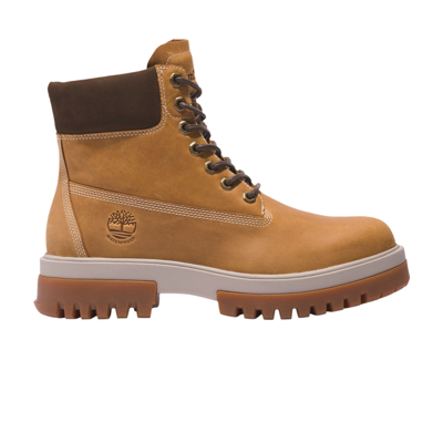 Pre-owned Timberland Arbor Road 6 Inch Waterproof Boot 'wheat' In Brown