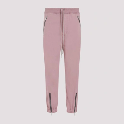 Rick Owens Tecuatl Track Pants In Dusty Pink