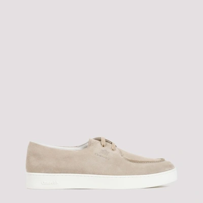 Church's Longsigh Lace-up Suede Trainers In Fahp Desert