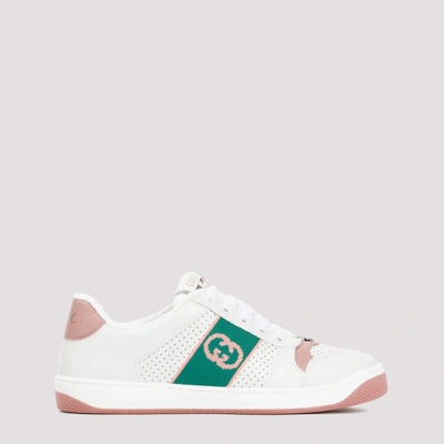 Gucci Screener Low-top Sneakers In White
