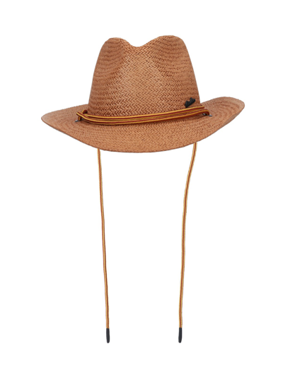 Borsalino Jake Straw Papier Hat In Brown