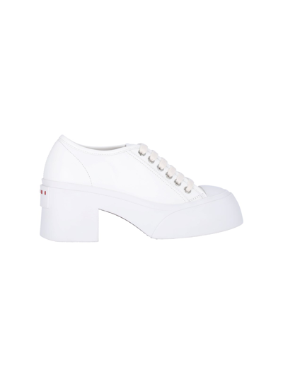 Marni Heel Sneakers In White