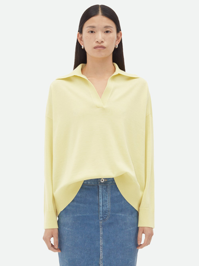 Bottega Veneta Knit Sweater In Yellow