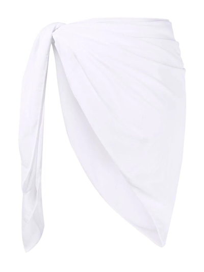 Fisico Knot Sarong In White