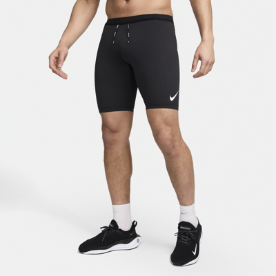 Nike Men's Aeroswift Dri-fit Adv Running 1/2-length Tights In Black