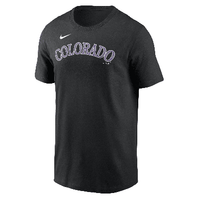 NIKE COLORADO ROCKIES FUSE WORDMARK  MEN'S MLB T-SHIRT,1015594010