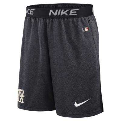 Nike Texas Rangers City Connect Practice  Men's Dri-fit Mlb Shorts In Grey