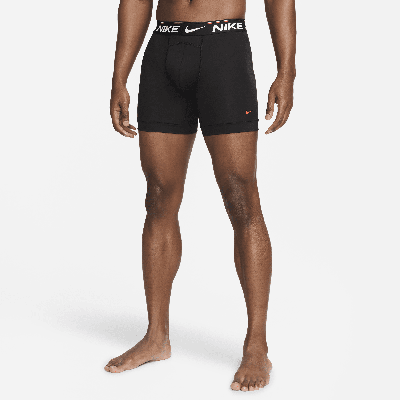 Nike Men's Dri-fit Ultra Comfort Boxer Briefs (3-pack) In Black