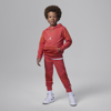 Jordan Off-court Flight Little Kids' 2-piece Hoodie Set In Red