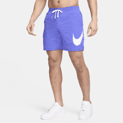 Nike Men's Swim 7" Volley Shorts In Purple