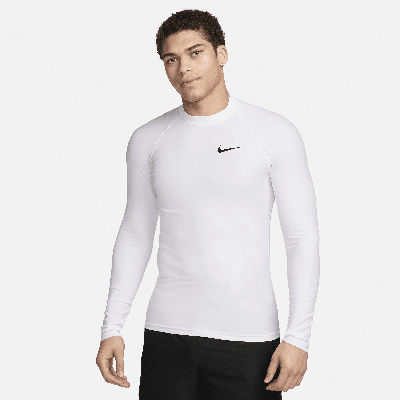 Nike Men's Swim Whitewater Long-sleeve Rashguard In White