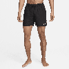 Nike Men's Swim 5" Volley Shorts In Black