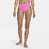 Nike Women's Essential High-waist Swim Bottom In Pink