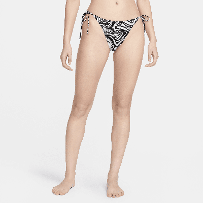 NIKE WOMEN'S SWIM SWIRL STRING BIKINI BOTTOM,1015609527