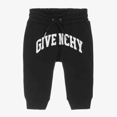 Givenchy Baby Boys Black Cotton Joggers