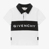 GIVENCHY BABY BOYS WHITE COTTON RUGBY SHIRT