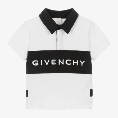 Givenchy Kids' Baby Boys White Cotton Rugby Shirt