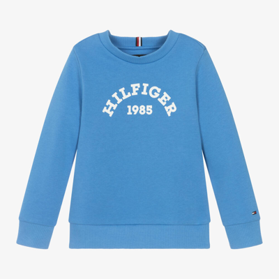 Tommy Hilfiger Kids' Boys Blue Cotton Sweatshirt