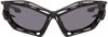 GIVENCHY BLACK GIV CUT CAGE SUNGLASSES