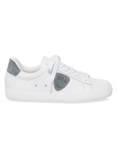 Bernardo Women's Tatum Leather Logo Sneakers In White/storm Soft