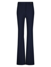 Callas Milano Women's Danae Crepe Stretch High Waisted Fit And Flare Trousers In Navy