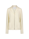 Callas Milano Notched-lapel Sequin Jacket In White