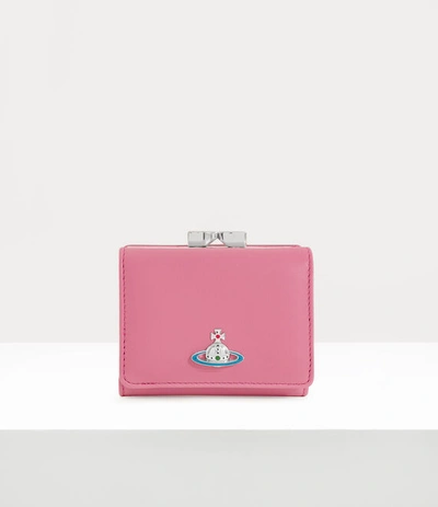 Vivienne Westwood Small Frame Wallet In Pink