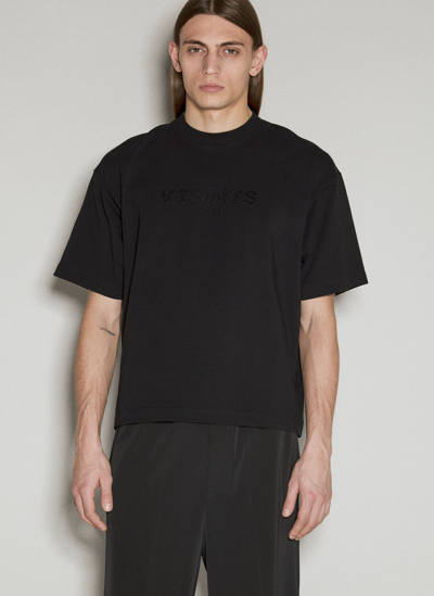 Vtmnts Black Crystal T-shirt