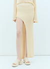 Aya Muse Asymmetric Skirt In Beige