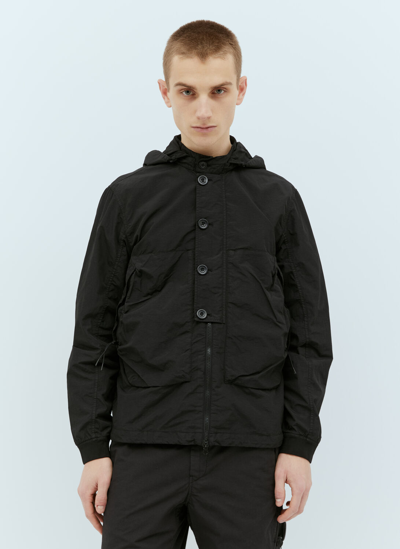 C.P. COMPANY FLATT GOGGLE HOODED OVERSHIRT