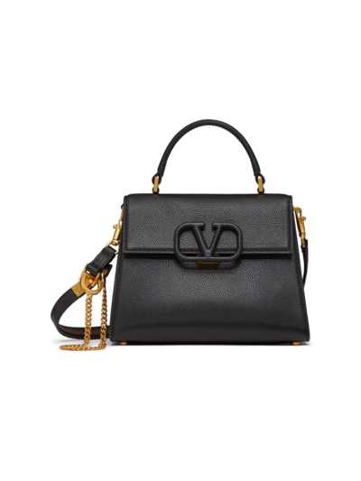 Valentino Garavani Small Vsling Tote Bag In Black