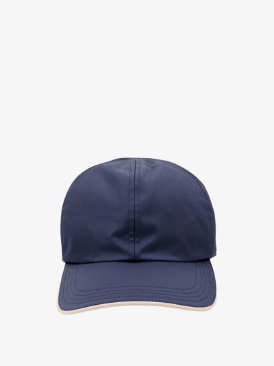 Kiton Ciro Paone Hat In Blue