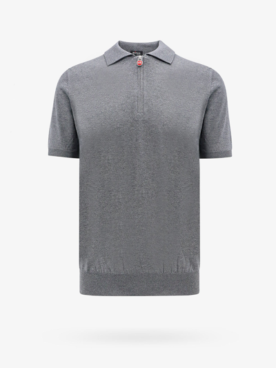 Kiton Ciro Paone Polo Shirt In Grey
