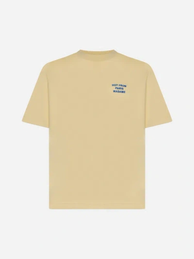 Drôle De Monsieur T-shirt In Yellow