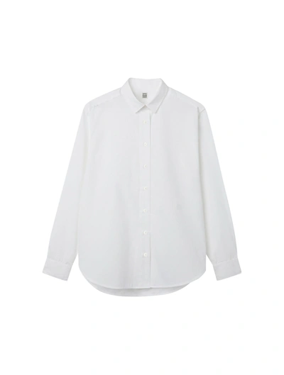 Totême Signature Cotton Shirt In White