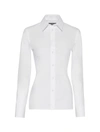 Jacquemus Tailored Shirt With Cut-out Back Detail In White