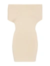 Jacquemus Beige Les Sculptures 'la Robe Cubista' Minidress In Yellow & Orange