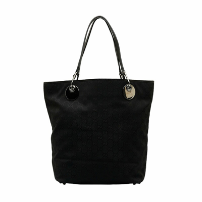 Gucci Cabas Black Canvas Tote Bag ()